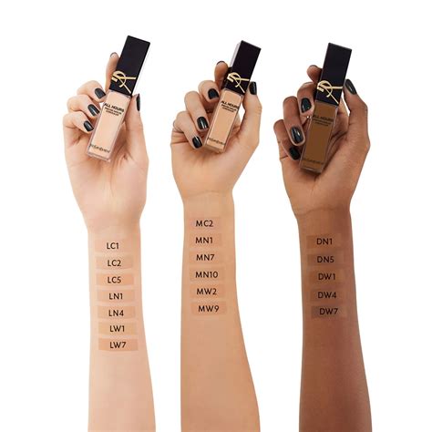 ysl all hours concealer shades|yves st laurent concealer pen.